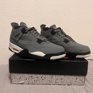 Air jordan 4 retro “cool grey” size 12 men size 13.5 womens